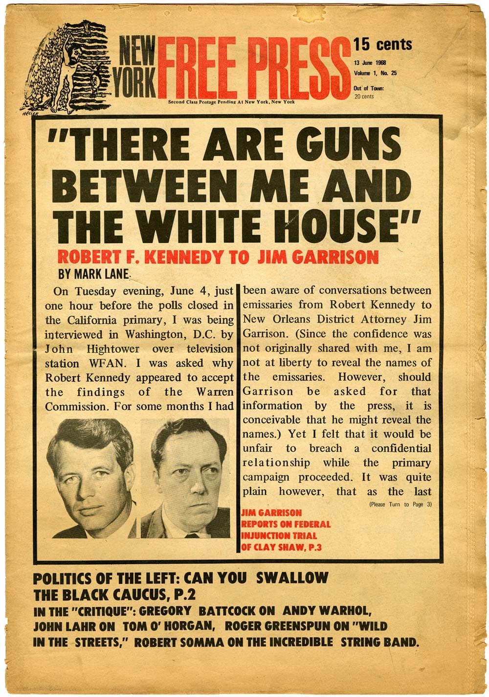 New York Free Press - June 13, 1968